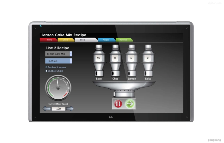 北尔电子ixt21c触摸屏