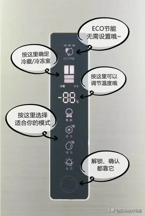 新飞冰箱触屏调温度视频教程(新飞冰箱设置温度调节图文教程) - 个人