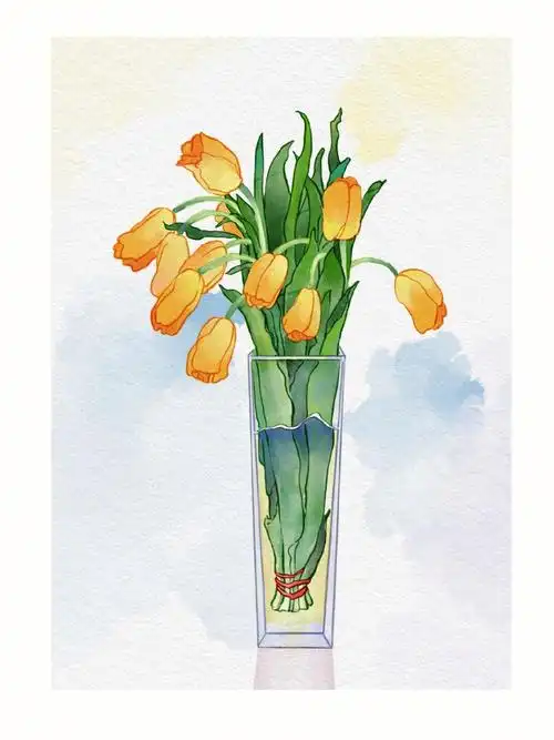 临摹美国水彩画家garybukovnik的作品