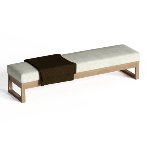 现代布艺床尾凳