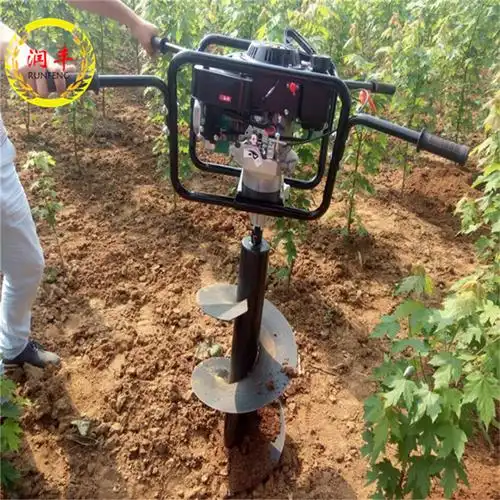 挖坑机生产厂家一人两人操作挖树坑机埋杆子立柱子打孔机