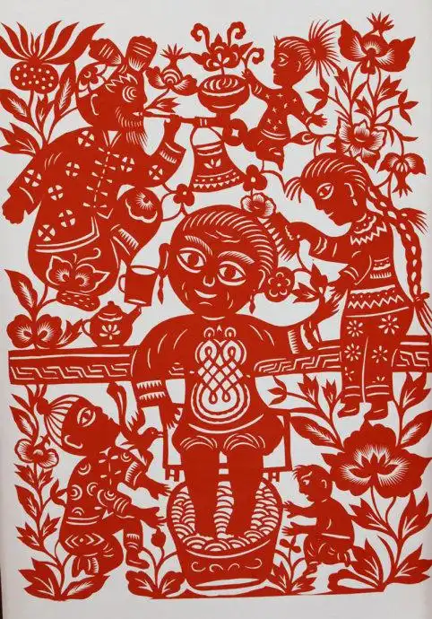 我用相机收藏的艺术【剪纸.农民画】 文图/影上诗人