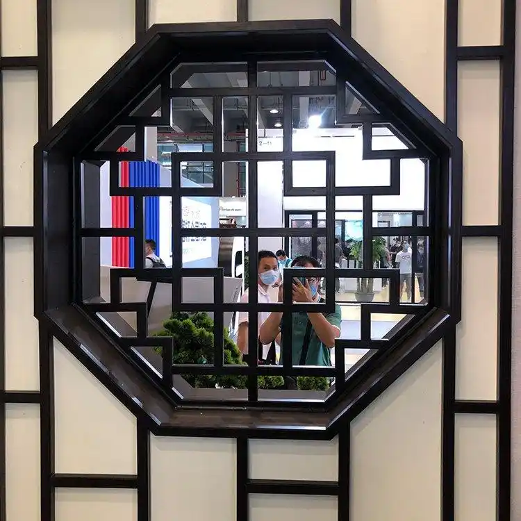 复古万字铝花格 外墙窗户万字铝花格防盗