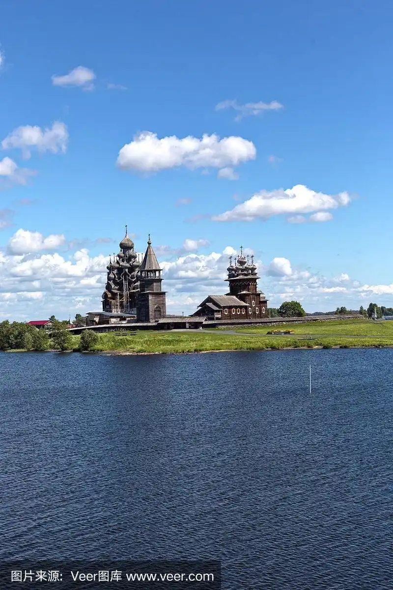 木制,基什岛,卡累利阿共和国,俄罗斯,钟楼