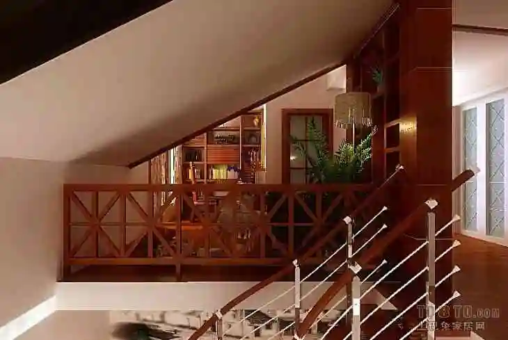 二栋楼梯口装修效果图4款小楼梯口客厅玄关推拉门歌计图