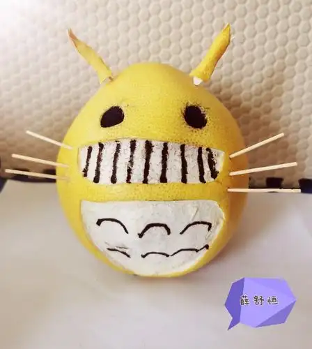 为了培养幼儿的动手能力,创造力及想象力,我们小3班开展了"柚子大变身