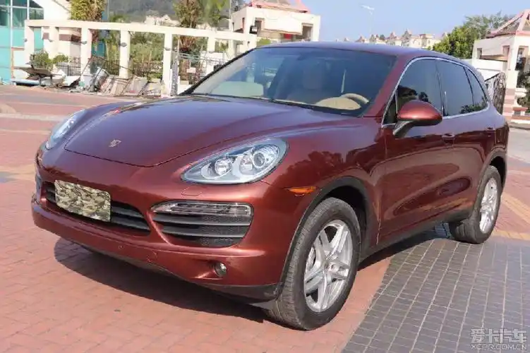 经典靓款12年保时捷卡宴48s桃木红色