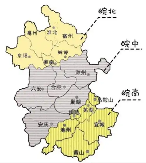 安徽地图一