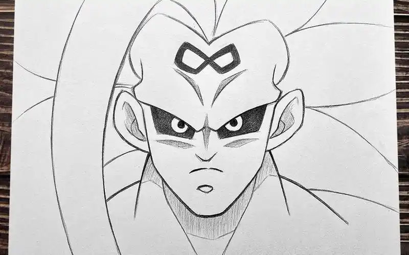 【手绘】无限形态悟空-《龙珠》丨铅笔草图