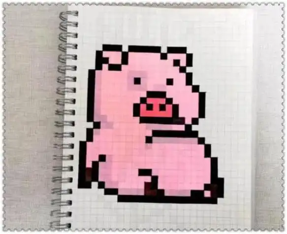 像素简笔画可爱