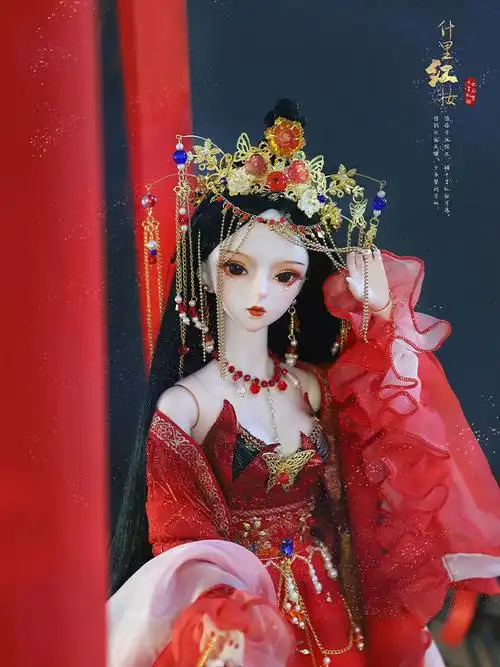 古装芭比娃娃60cm仿真人偶关节换装娃bjd女孩玩具国风公主礼物盒 谷雨