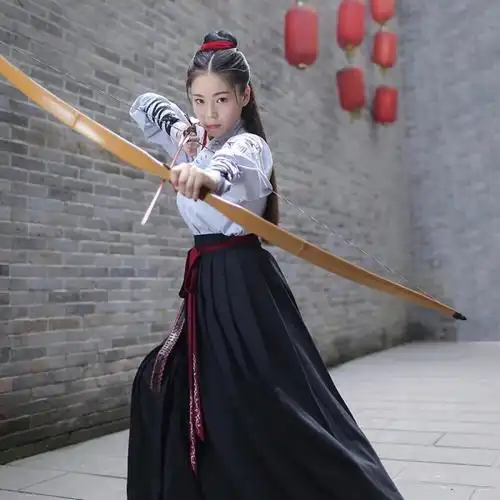 蓝黑劲装·交领襦裙#重回汉唐 - 堆糖,美图壁纸兴趣社区