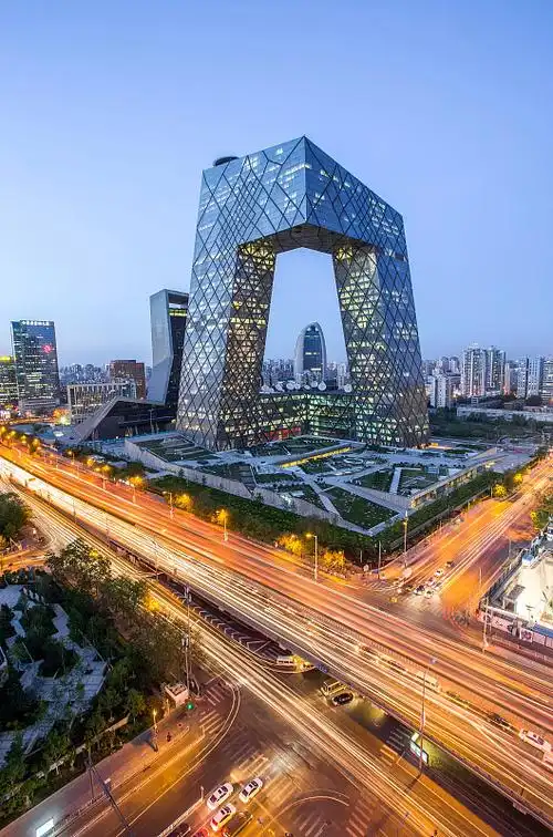 北京中央电视台新址图片下载