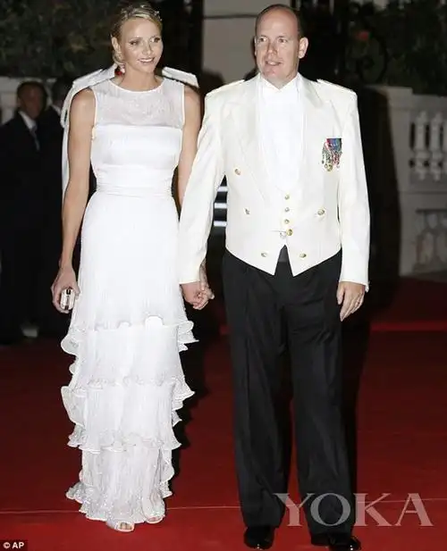 摩纳哥王妃夏琳和摩纳哥亲王阿尔贝二世