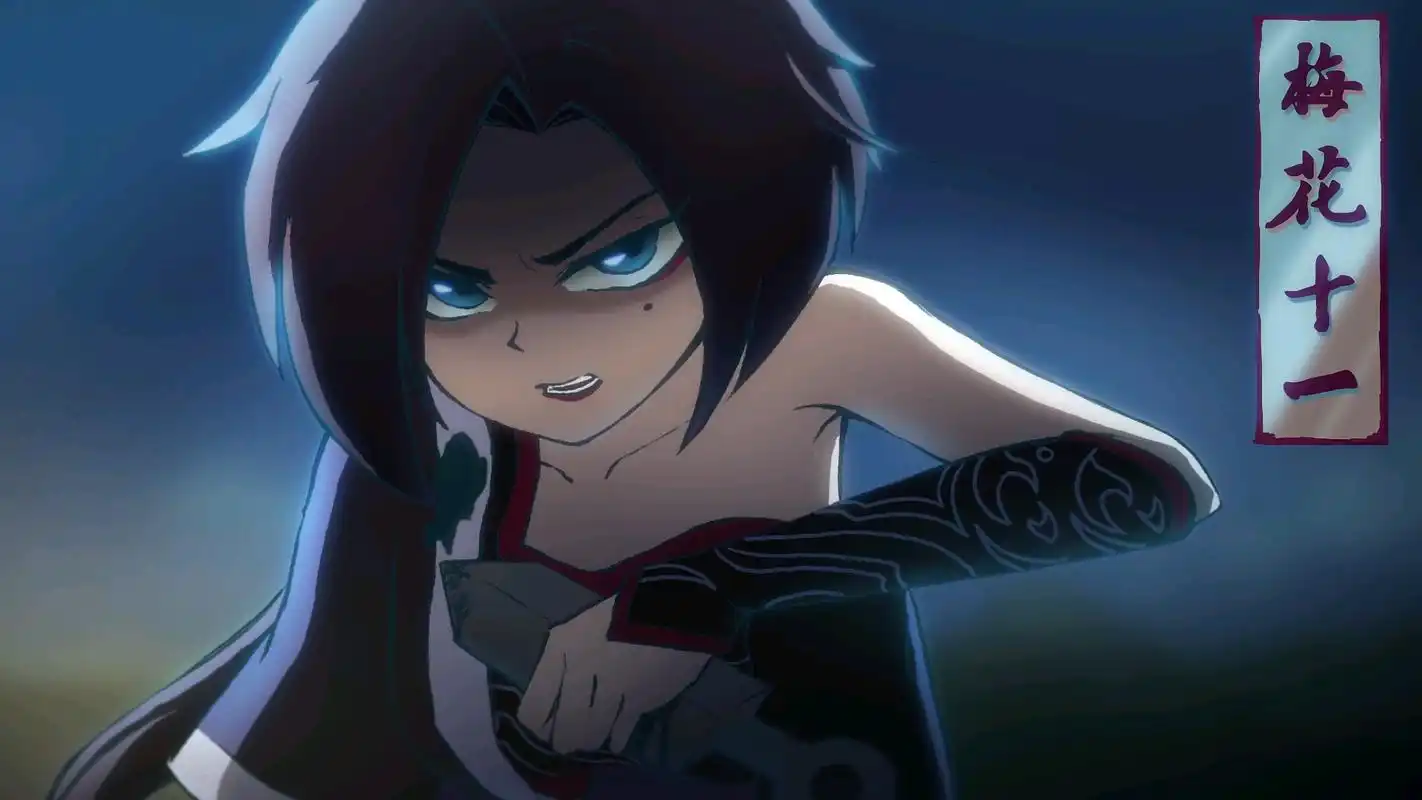 刺客伍六七:散发的梅花十三好美,她的姐姐梅花十一登场