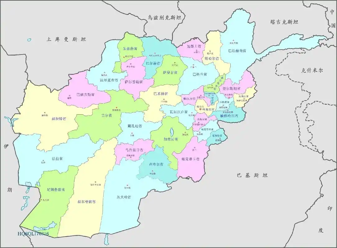 阿富汗伊斯兰共和国地图,国旗,国徽  - 抖音