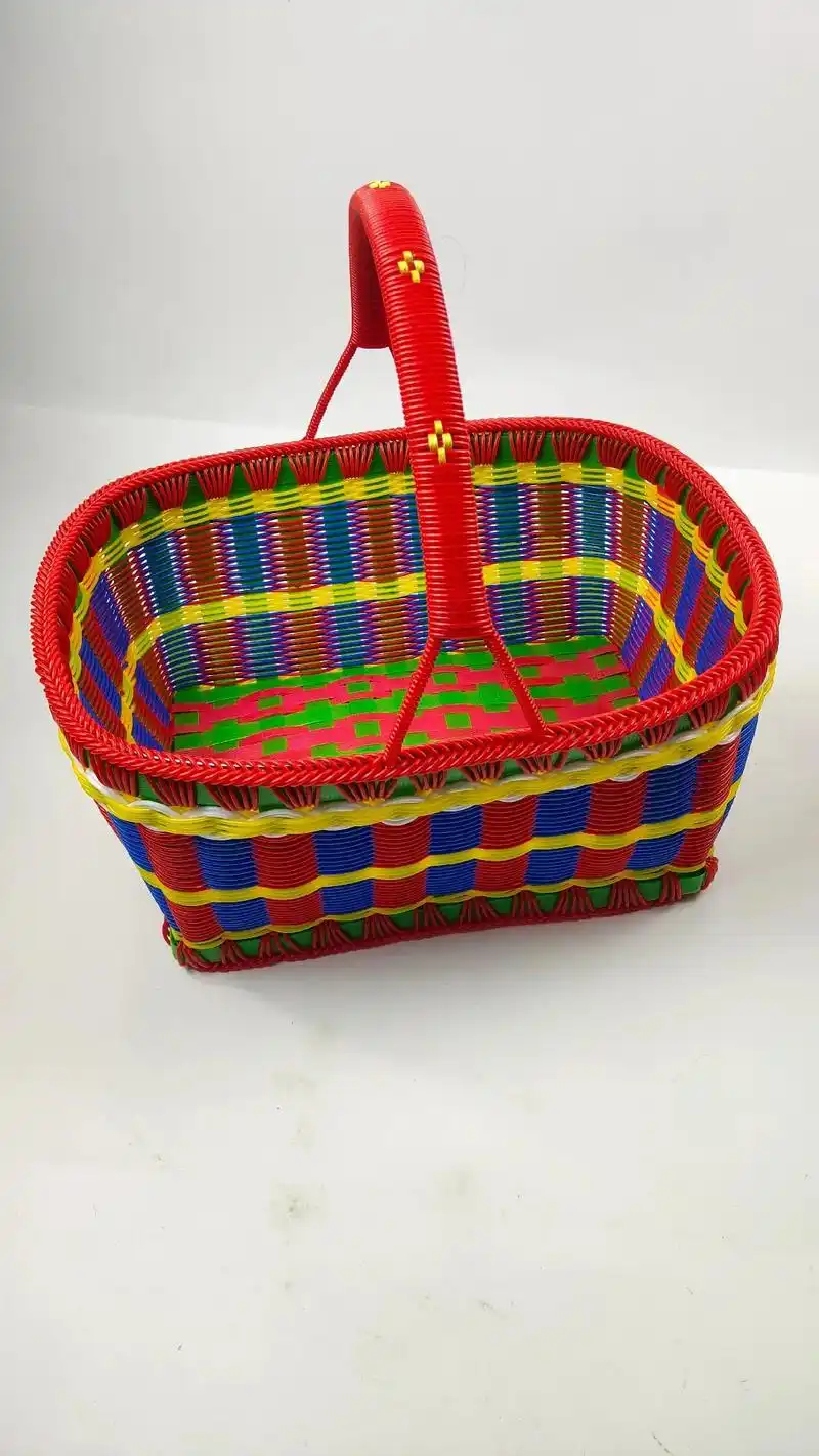 各种篮子下料尺寸需要的收藏起来#我的手工作品 #编织藤条教程 - 抖音