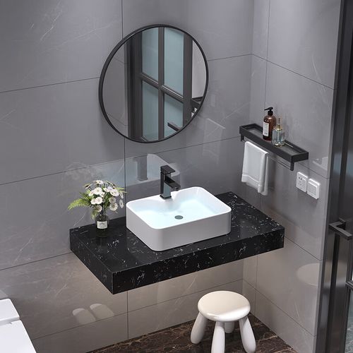 谷梓帆家居品质洗手盆单盆悬挂式 卫生间挂墙式洗手盘宾馆简易整套