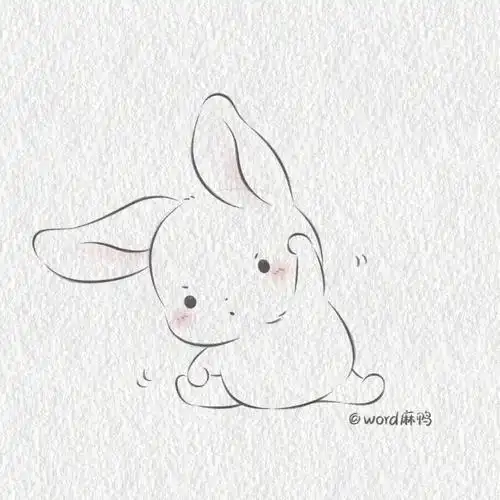 可爱  #兔子  #画画的日常  #画画打卡  #零基础学画画  #画画教程