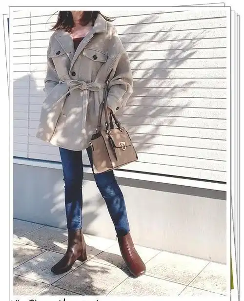短靴如何搭配衣服?15种冬季造型演示,裤子裙子都好看