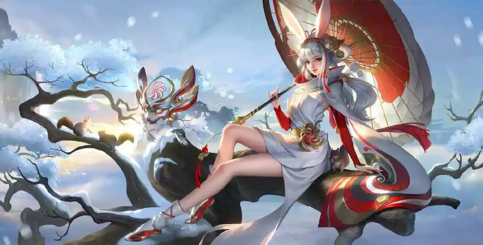 将近三年,公孙离祈雪灵祝海报终于要完成了,这些皮肤也要升级_玩家_官