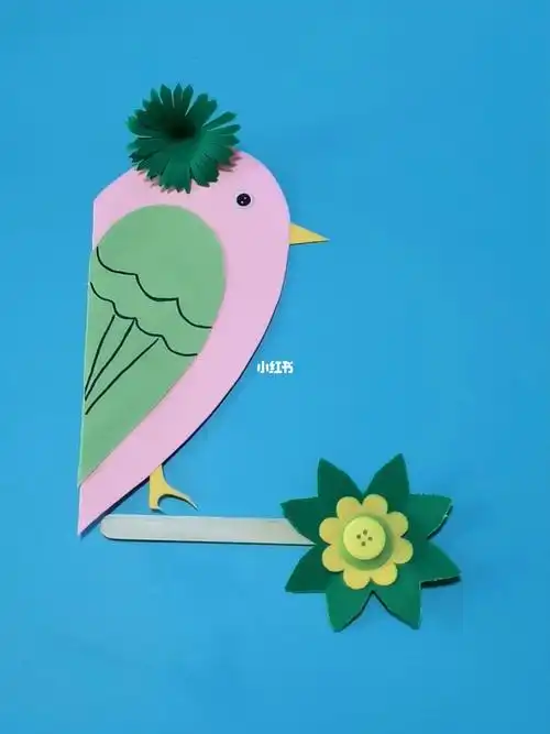 分分钟就能完成的可爱小鸟手工制作教程