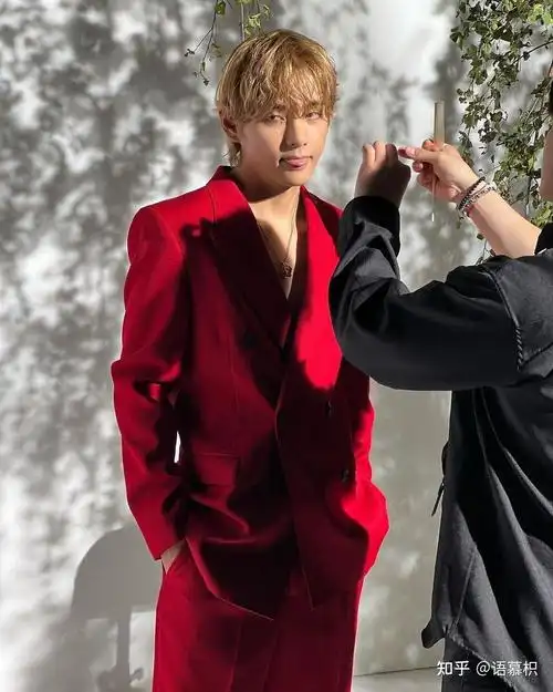 bts的成员v(金泰亨)以精致的脸庞曾在2017年成外国网站「tc candler」