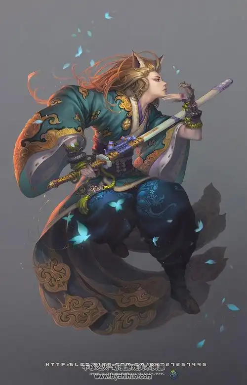 中国古装人物原画设定分享 1596p