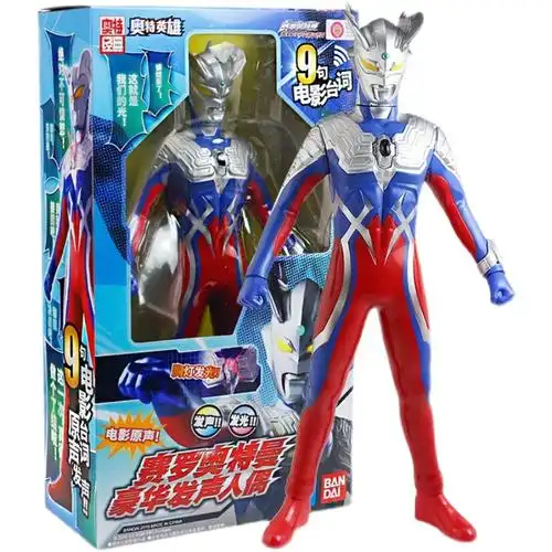 正版万代赛罗奥特曼豪华厘米声光可动人偶玩具奥特曼玩具专区