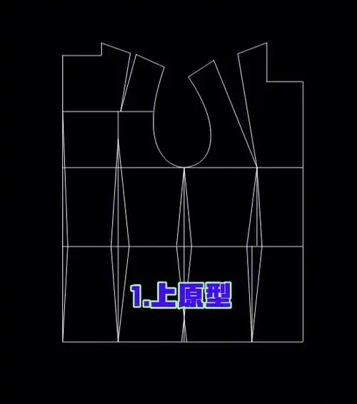 原型裁剪三开身女西装