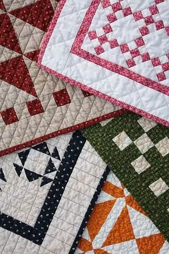 拼布图案-花瓣网|陪你做生活的设计师 | 欣赏-素布的拼布作品