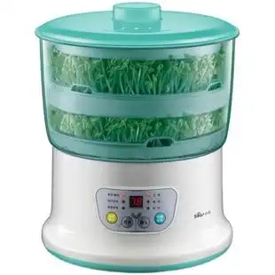 小熊豆芽机家用全自动多功能发豆芽机生绿豆黄豆发芽盆豆芽罐机 券