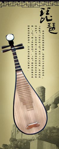 537海报印制海报展板素材144琵琶简介 个性定制