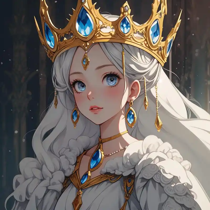 9369♀15 哇～这组头戴皇冠的女王头像真的太有范了!