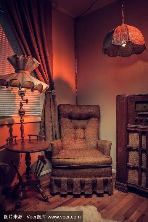 家庭客厅60年代风格