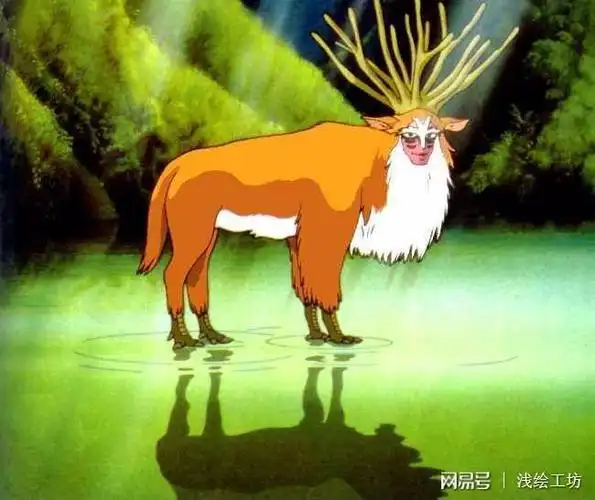 "山兽神"用鼻子嗅了一下一棵植株,植株瞬间枯萎了,原来"山兽神"能够