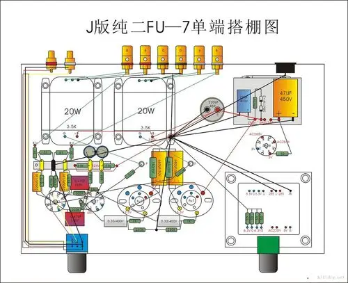 胆机制作经典单端布局搭棚图纯二