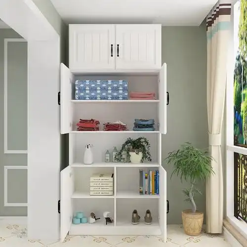 新款防晒阳台柜欧式带衣柜大容量储物柜收纳杂物柜组合柜子定做