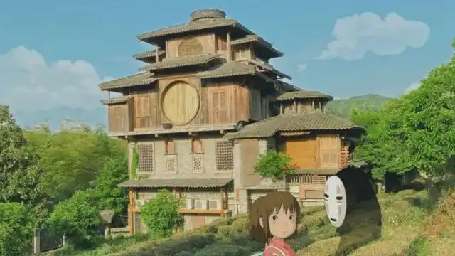 现实中存在的千与千寻汤屋,隐藏在杭州大山深处,仿佛进入了童话世界