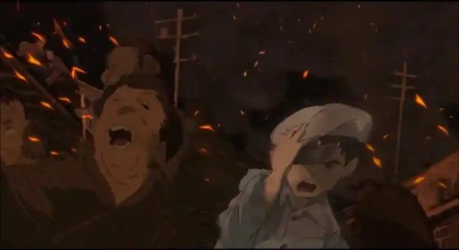 宫崎骏在电影的开头就告诉我们这条路是行不通的,那一场大火里真正让