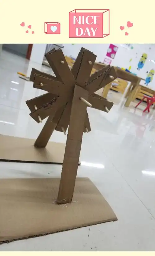 【以废变宝】---纸箱风车,手工创意