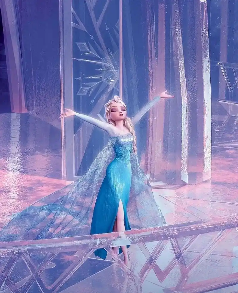 三张超有力量感的艾莎图片!壁纸42 每一张都超级喜欢!