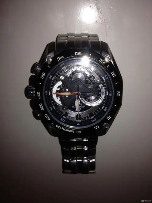 卡西欧casio ef-550赛车防水手表 正品