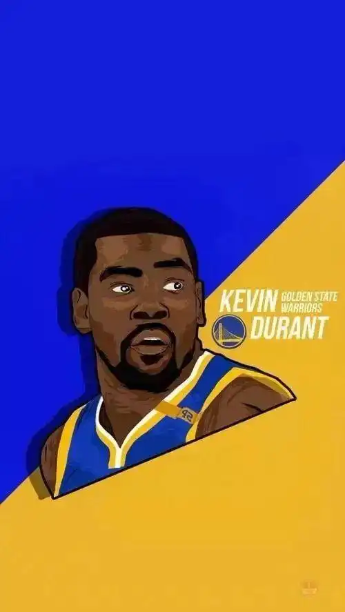 杜兰特卡通漫画,勇士时期的kd_腾讯新闻