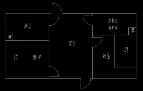 农村三间平房设计图帮忙设计一个北方农村平房户型图,长15米,宽7.2米.