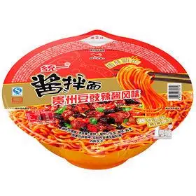 统一酱拌面贵州豆豉辣酱味115g/盒