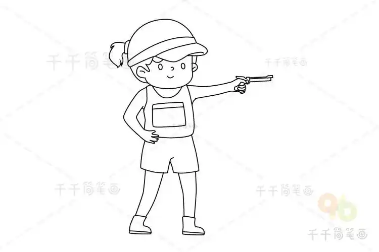 奥运会现代五项 女子跑射_夏季奥运会简笔画