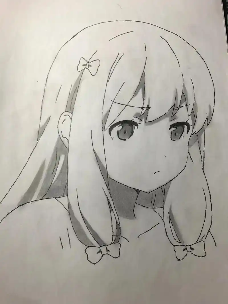 画渣日常 #二次元 #临摹#和泉纱雾 不喜勿喷 - 抖音