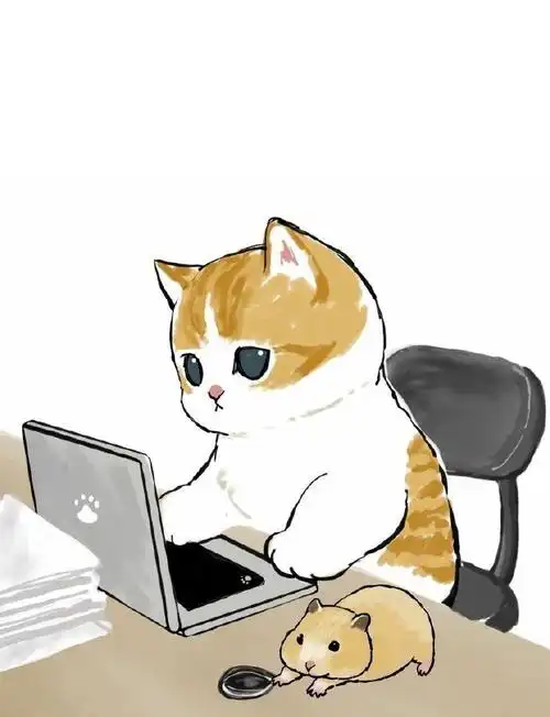 可爱的喵星人插画日本画师ぢゅの作品