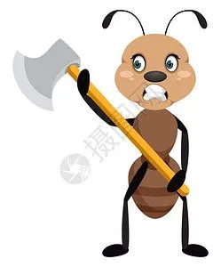 卡通小战士插画